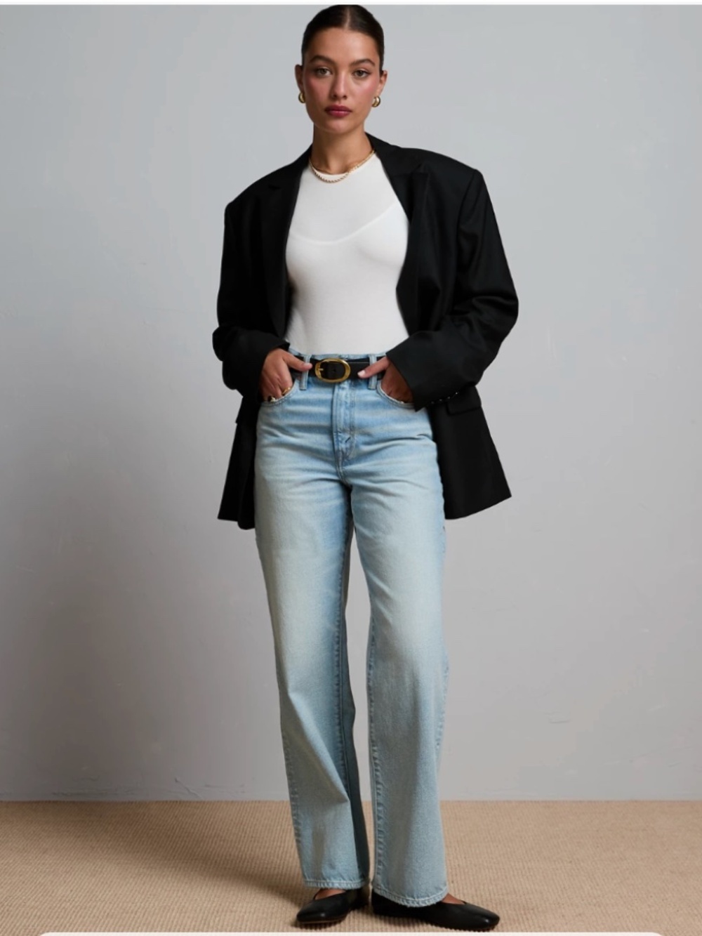 American Eagle AE77 Premium Stovepipe Straight Leg Light Wash Jeans Size 00S NWT